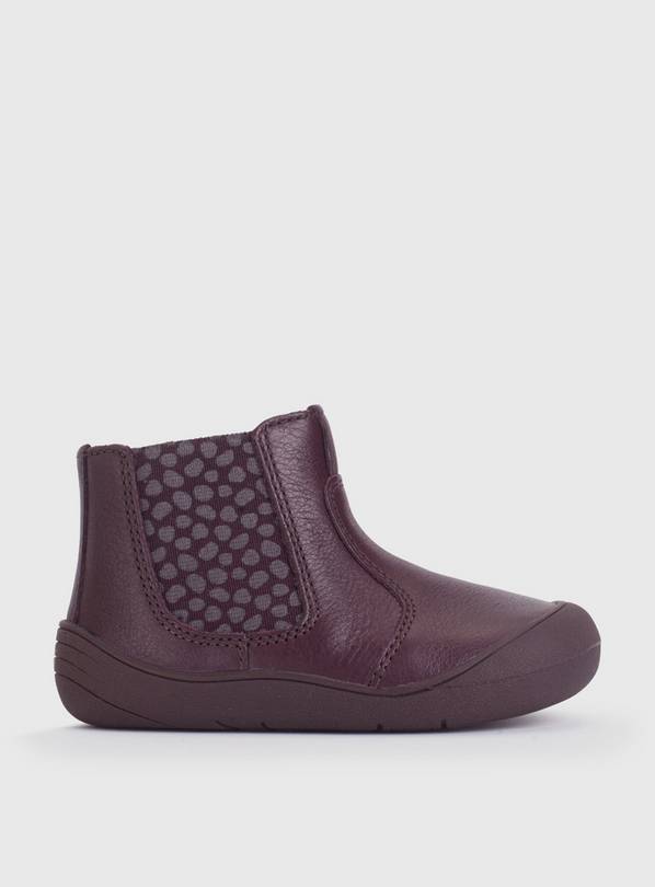 START-RITE Little Chelsea Burgandy Boot 4.5 Infant